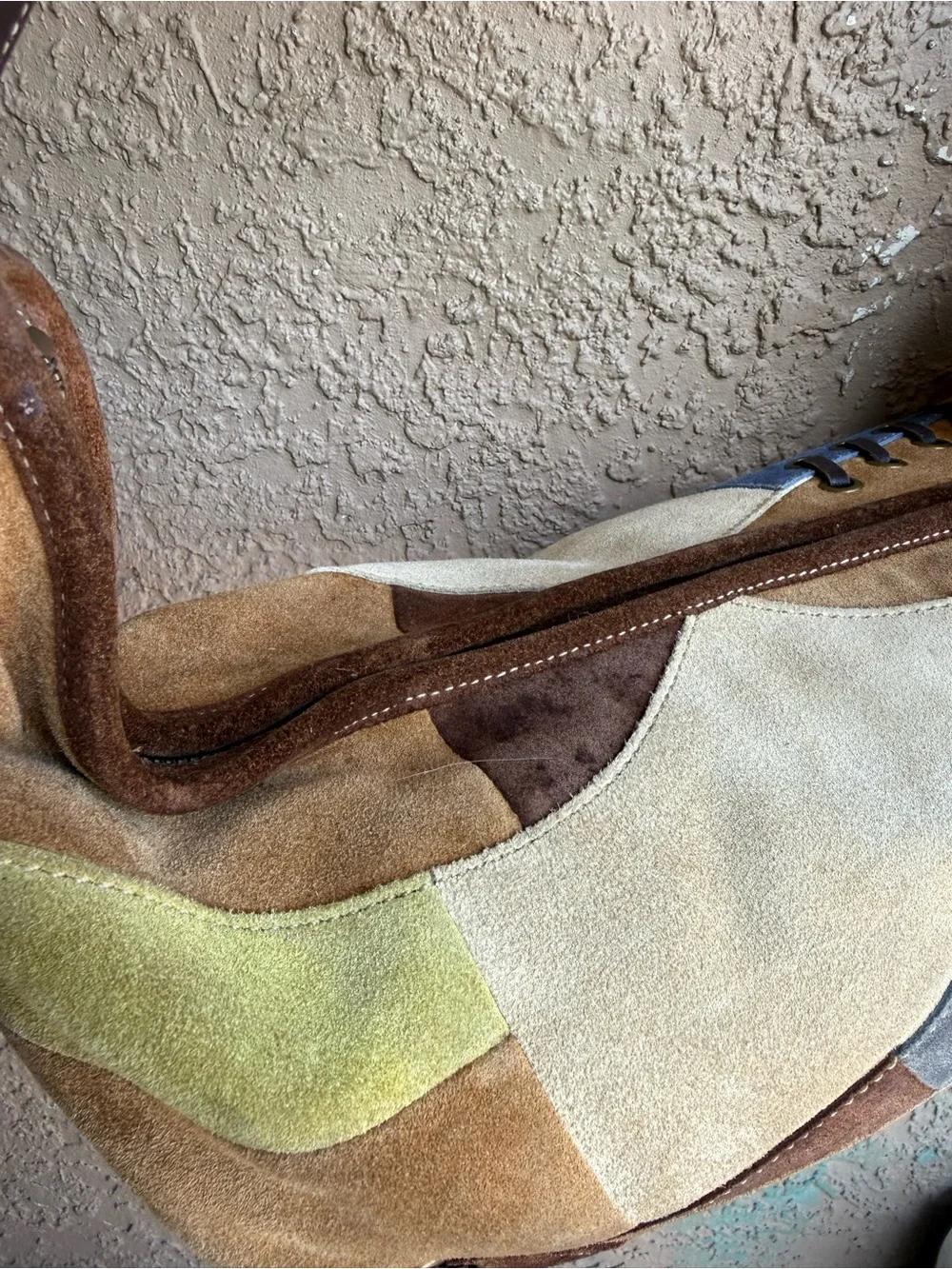 Coach Patchwork Suede soho hobo